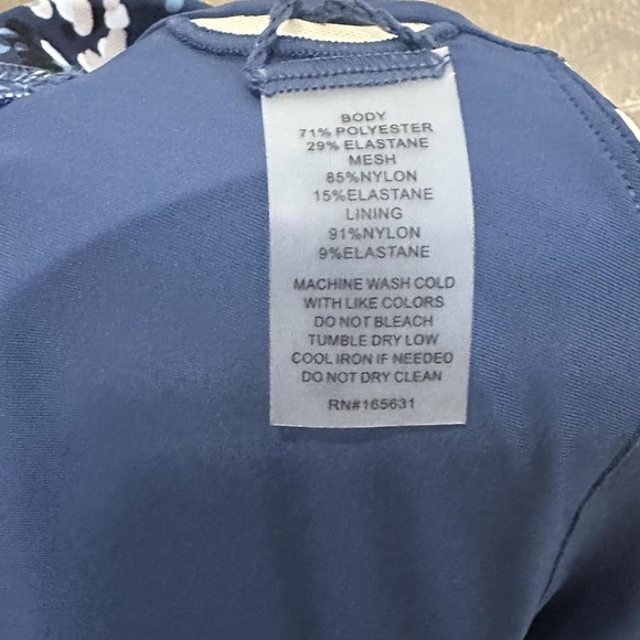 New XS Johnny was x Calme endurance sports bra racerback bra activewear bra blue - Picture 4 of 5